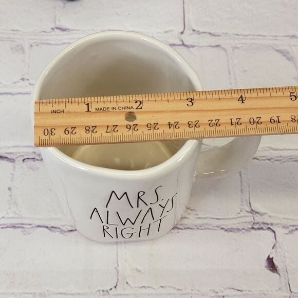 Rae Dunn MRS. ALWAYS RIGHT Ceramic Mug - Picture 6 of 6